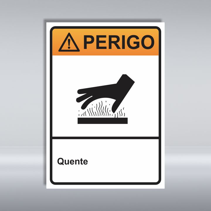 PLACA DE PERIGO | QUENTE